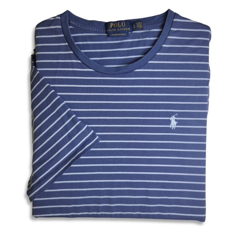 Polo Ralph Lauren Custom Fit Striped Soft Cotton T-Shirt